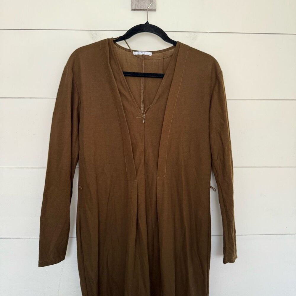 Zara Women’s Small Green Jumpsuit Longsleeve